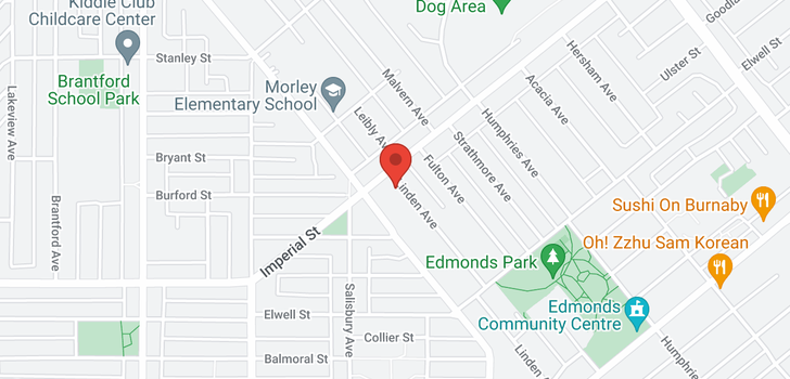 map of 6631 LINDEN AVENUE